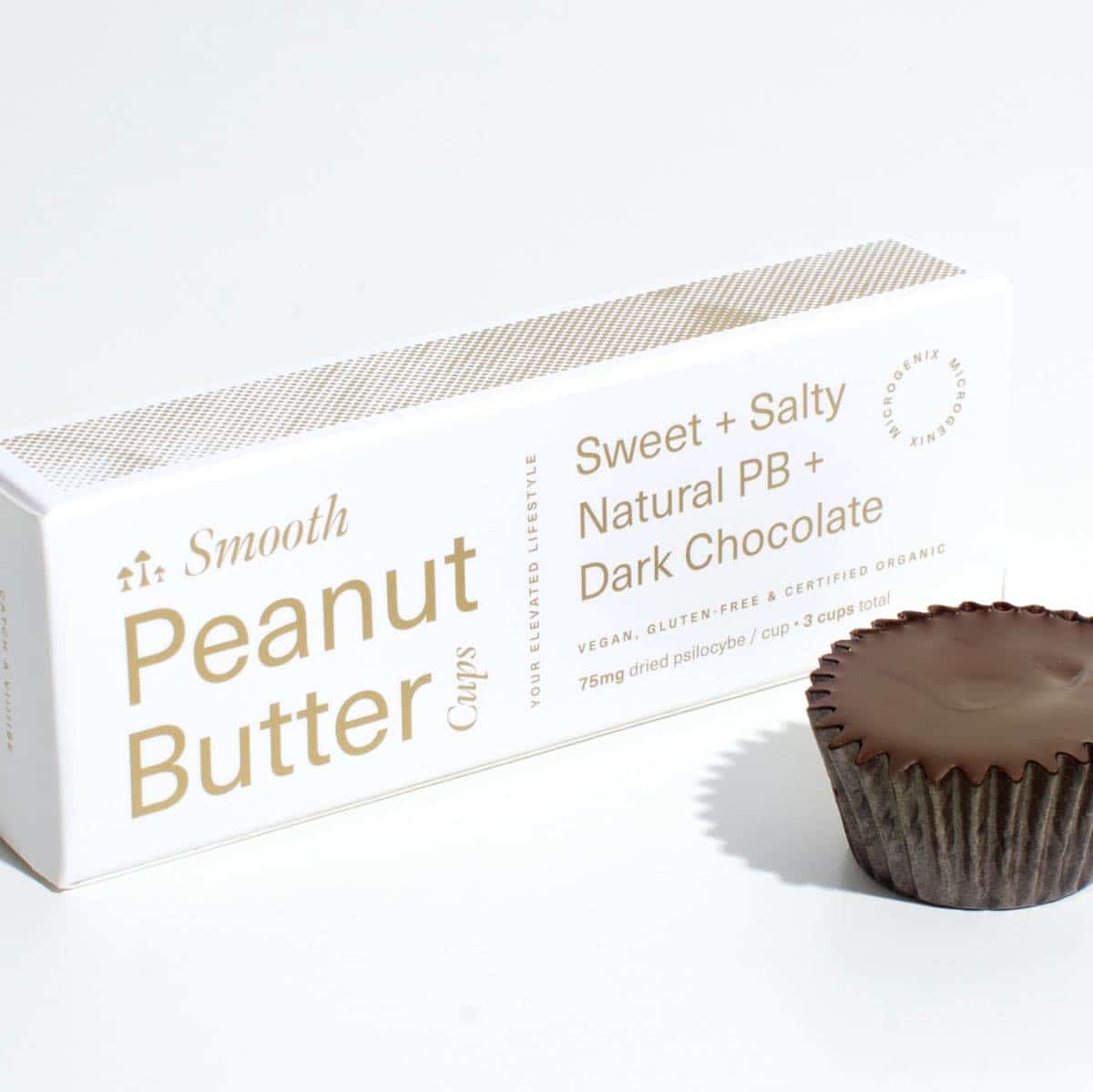 Smooth Peanut Butter Cups (75mg)